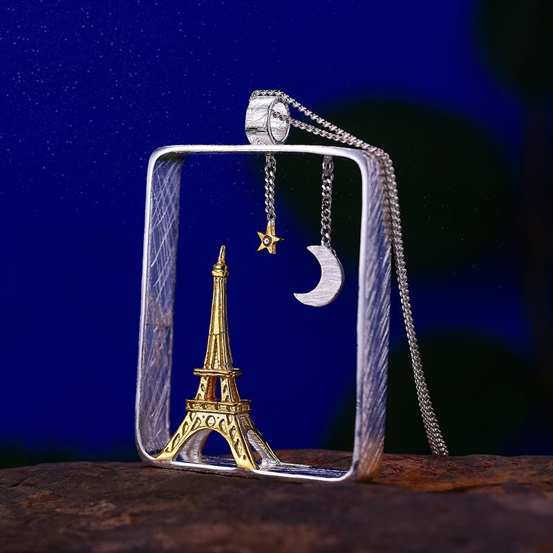 Midnight in Paris - Handmade Pendant