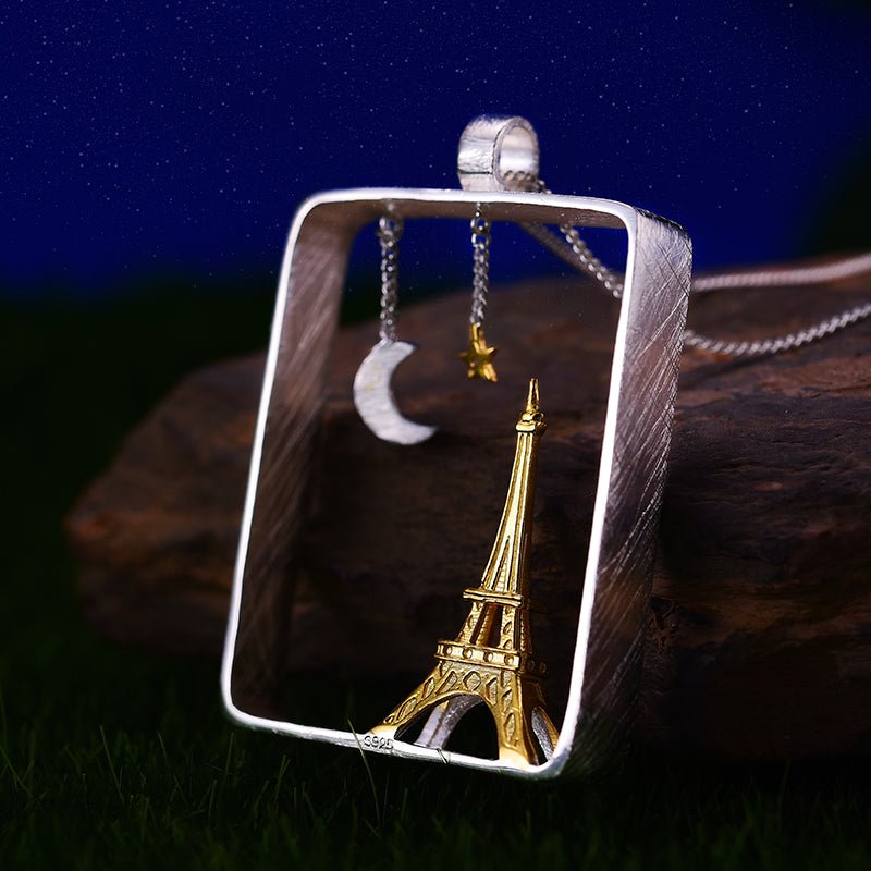 Midnight in Paris - Handmade Pendant