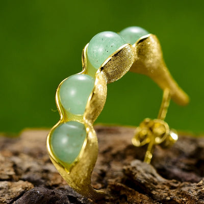 Lucky Peas in a Pod - Handmade Earrings