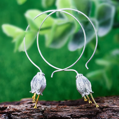 Chiming Bell - Hoop Earrings