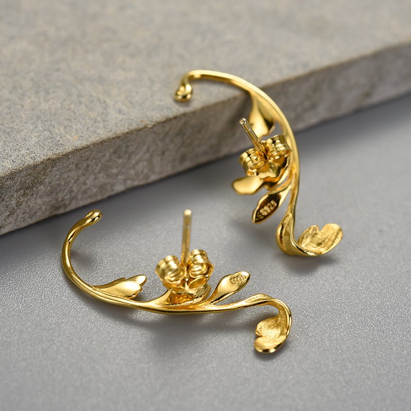 Leaf of Acanthus - Stud Earrings