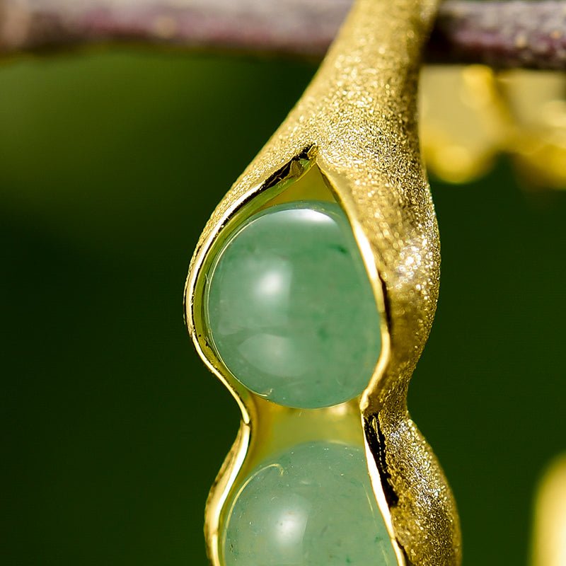 Lucky Peas in a Pod - Handmade Earrings