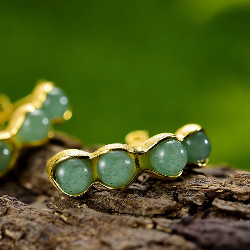 Lucky Peas in a Pod - Handmade Earrings