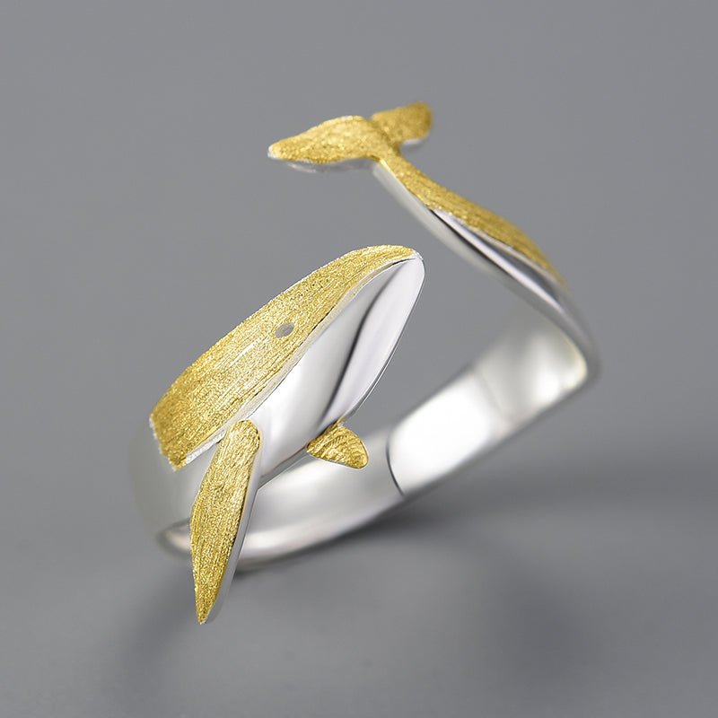 Roaming Whale - Adjustable Ring