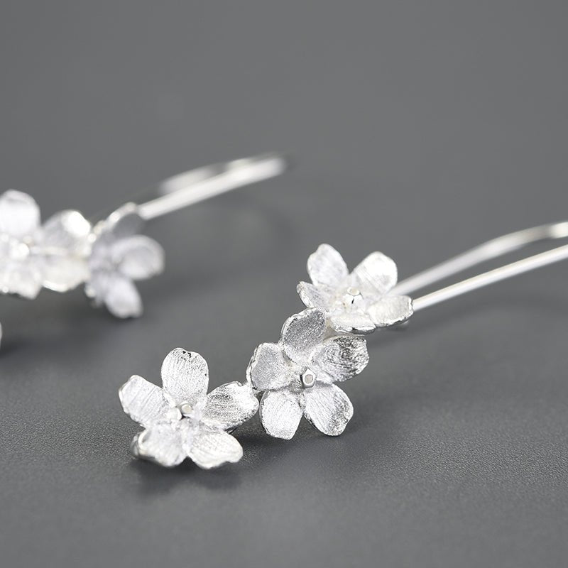 Forget-Me-Not Bloom - Dangle Earrings