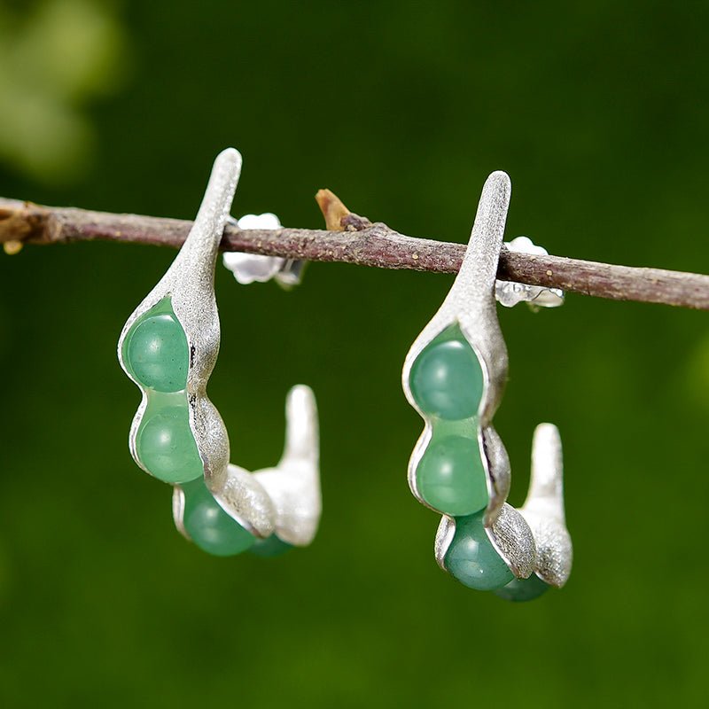 Lucky Peas in a Pod - Handmade Earrings