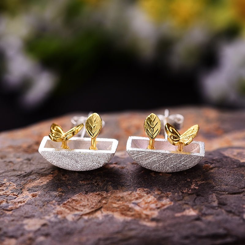 Whimsical Garden – Stud Earrings