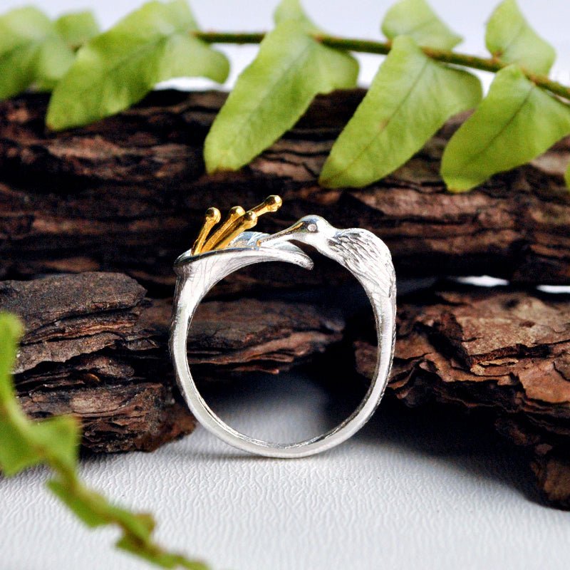 Hummingbird Haven - Adjustable Ring