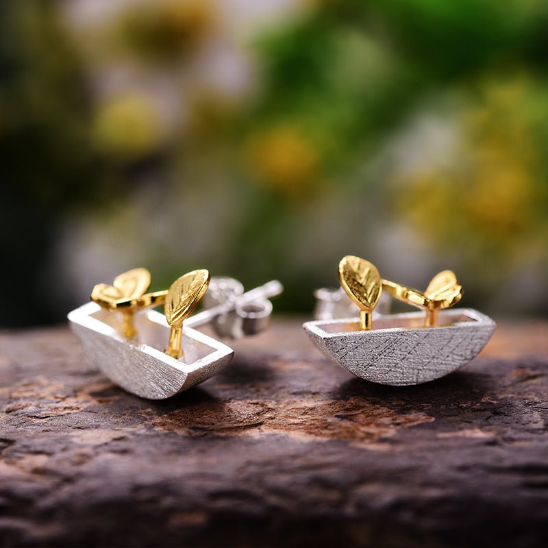 Whimsical Garden – Stud Earrings