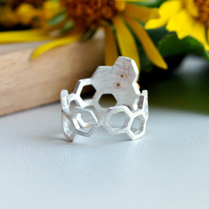 Honeycomb Shield - Adjustable Ring