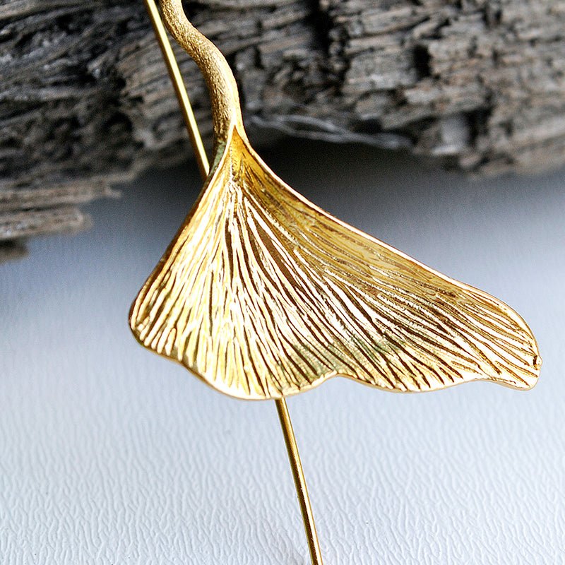 Dancing Ginkgo - Drop Earrings