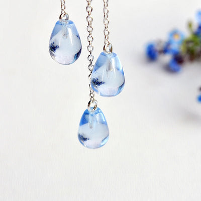 Drizzling Cloud - Drop Earrings