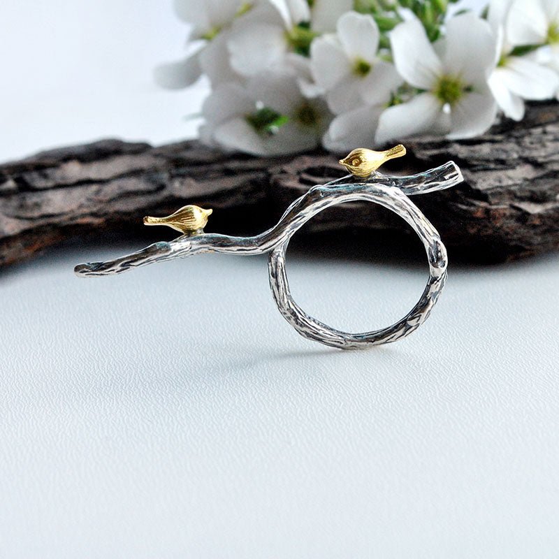 Birds of Love - Adjustable Ring