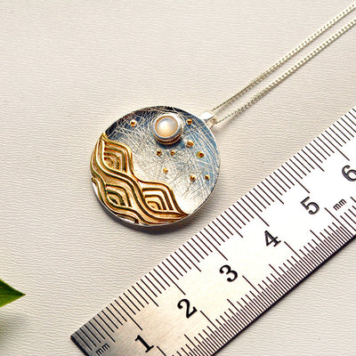 Moonlight Glow – Handmade Pendant