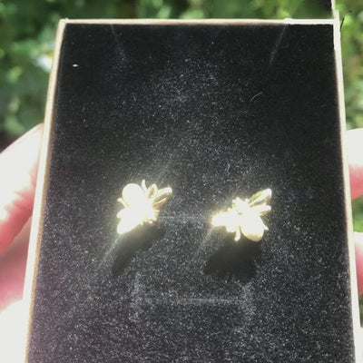 Adorable Bumblebee - Stud Earrings