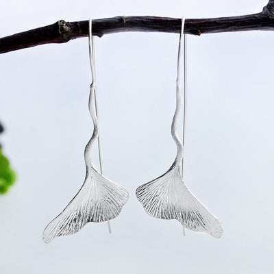 Dancing Ginkgo - Drop Earrings