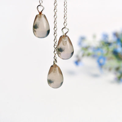 Drizzling Cloud - Drop Earrings