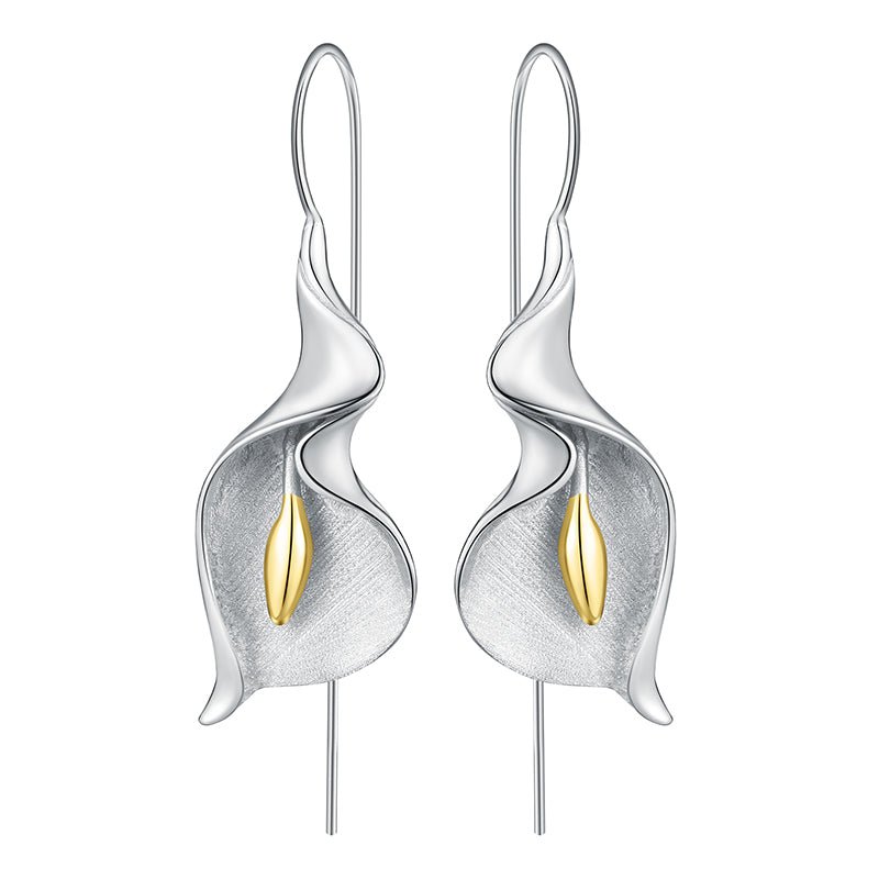 Bold Calla Lily - Drop Earrings