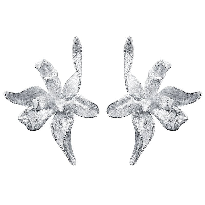 Iris Blossom - Stud Earrings