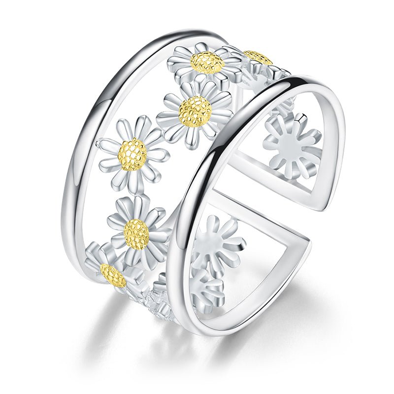 Delicate Daisy – Adjustable Ring