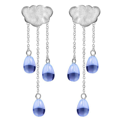 Drizzling Cloud - Drop Earrings