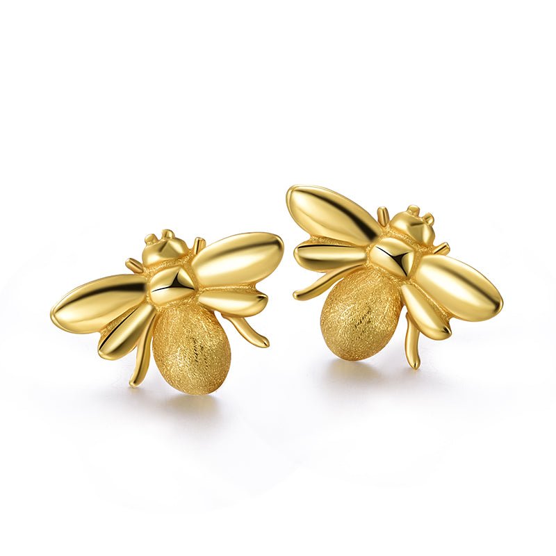 Adorable Bumblebee - Stud Earrings