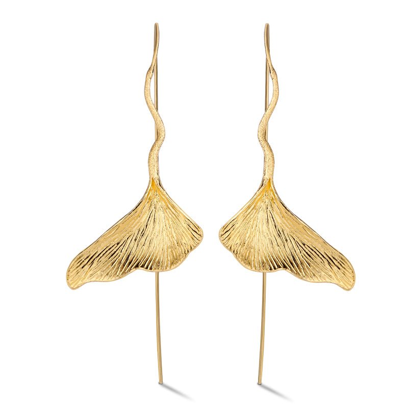 Dancing Ginkgo - Drop Earrings