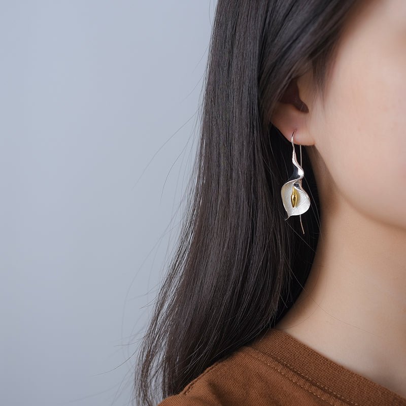 Bold Calla Lily - Drop Earrings