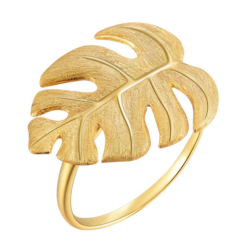 Petite Monstera - Adjustable Ring