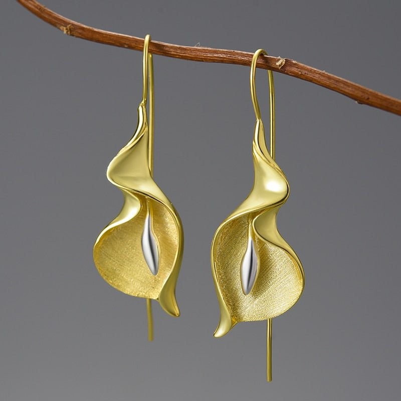 Bold Calla Lily - Drop Earrings