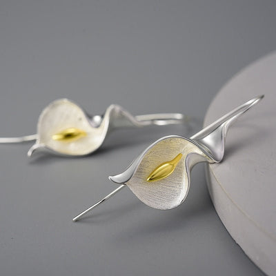 Bold Calla Lily - Drop Earrings