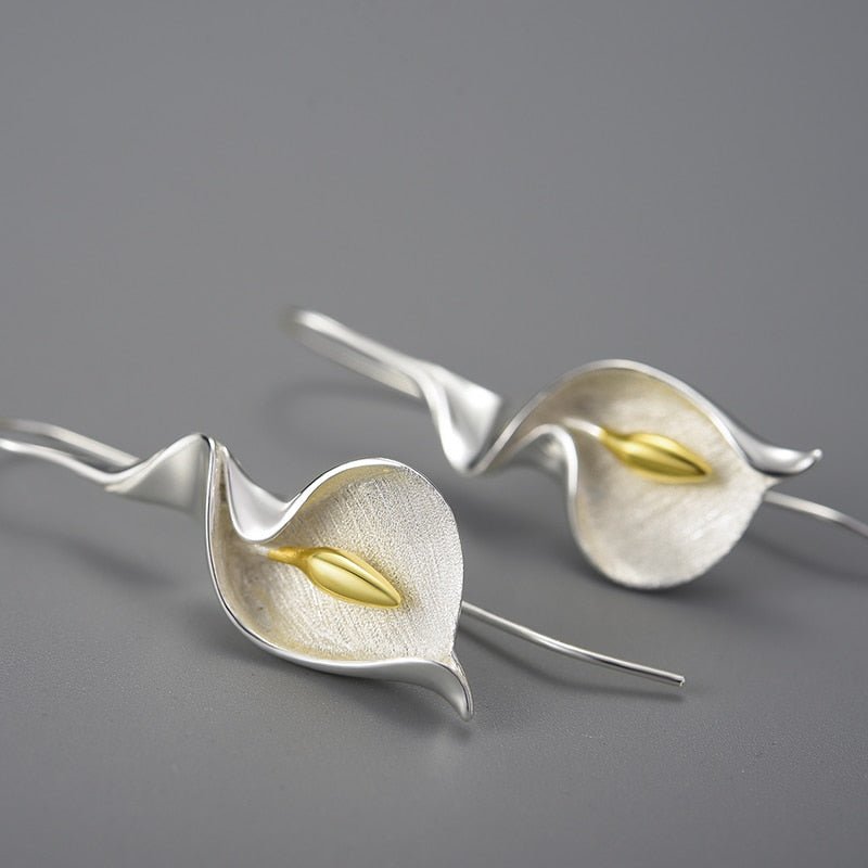 Bold Calla Lily - Drop Earrings