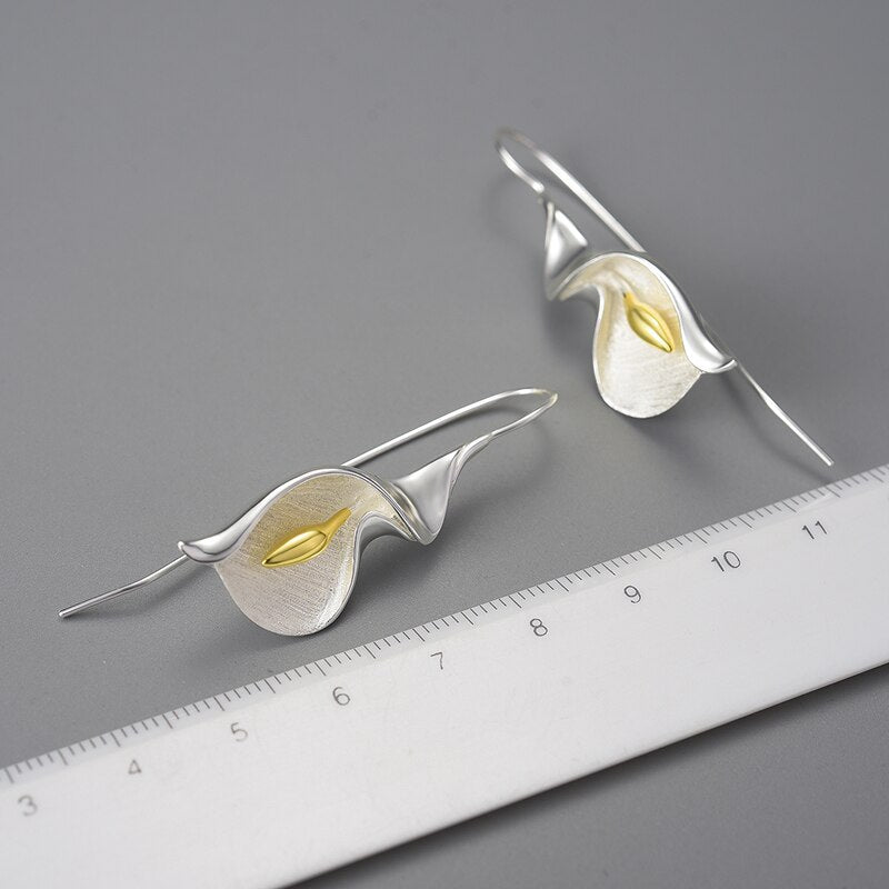 Bold Calla Lily - Drop Earrings