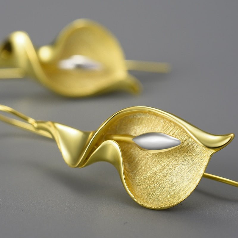 Bold Calla Lily - Drop Earrings