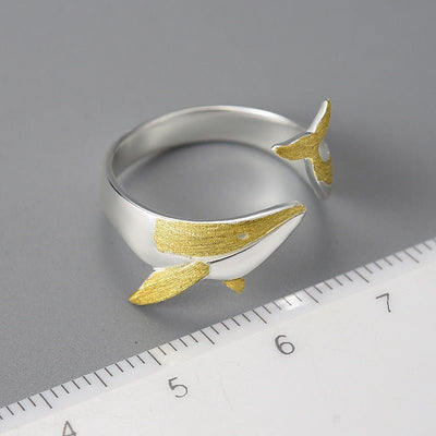 Roaming Whale - Adjustable Ring