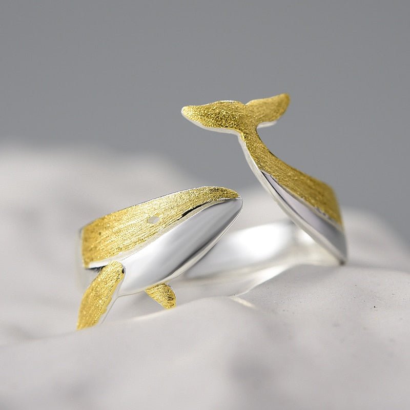 Roaming Whale - Adjustable Ring