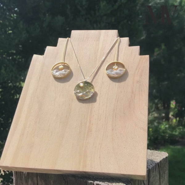 Moonlight Glow - Handmade Earrings