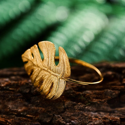 Petite Monstera - Adjustable Ring