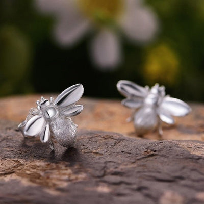 Adorable Bumblebee - Stud Earrings