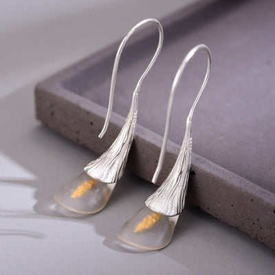 Calla Lily Blossom - Dangle Earrings