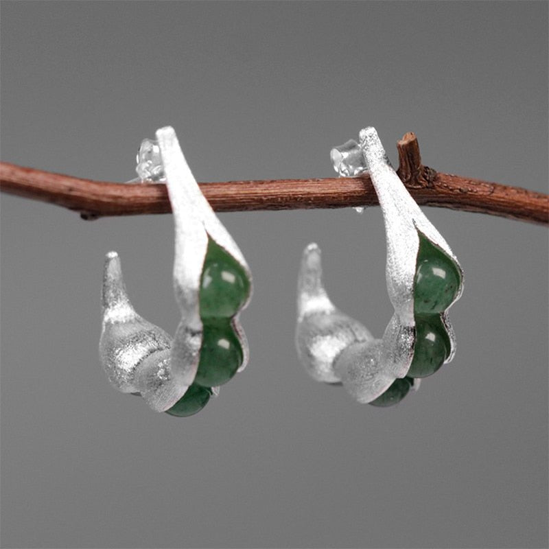 Lucky Peas in a Pod - Handmade Earrings