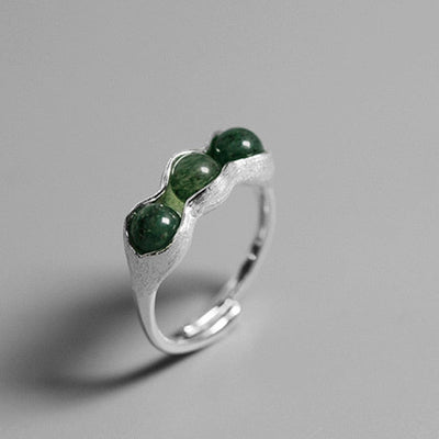 Lucky Peas in a Pod - Adjustable Ring