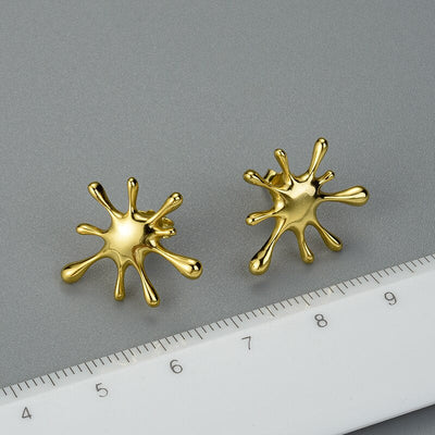 Honey Splatter - Stud Earrings