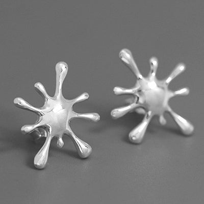 Honey Splatter - Stud Earrings