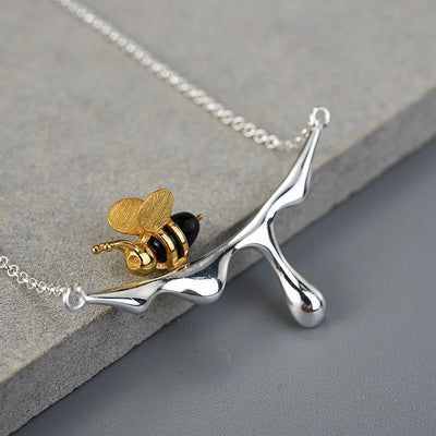 Golden Honey Drops Necklace