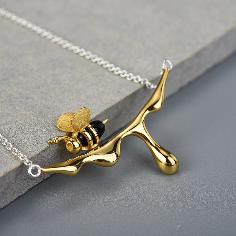 Golden Honey Drops Necklace