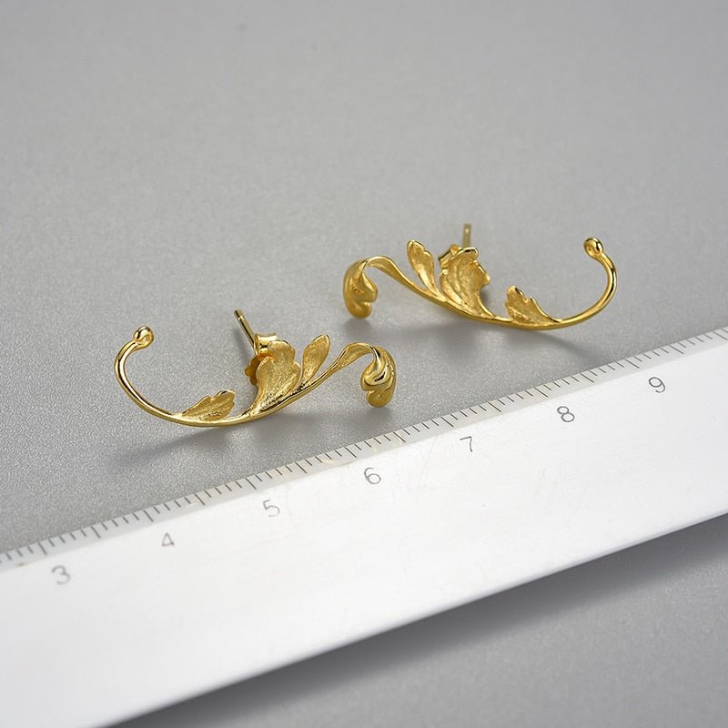 Leaf of Acanthus - Stud Earrings