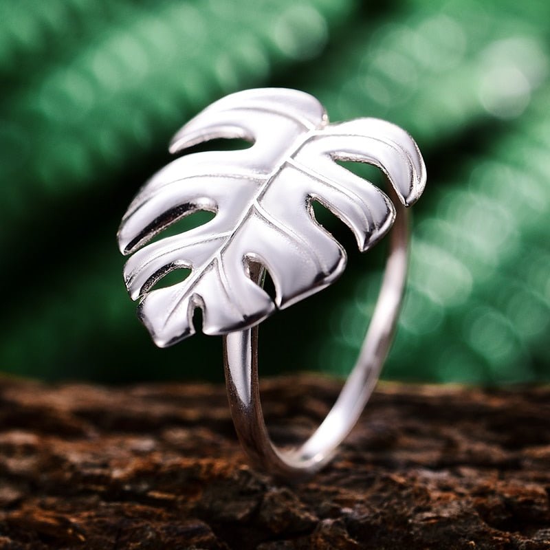 Petite Monstera - Adjustable Ring